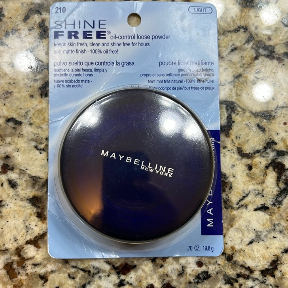 Maybelline shine free oil control loose powder